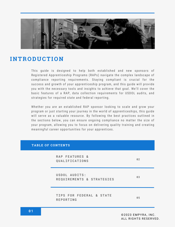 Registered Apprenticeship Programs: A Guide to Compliance