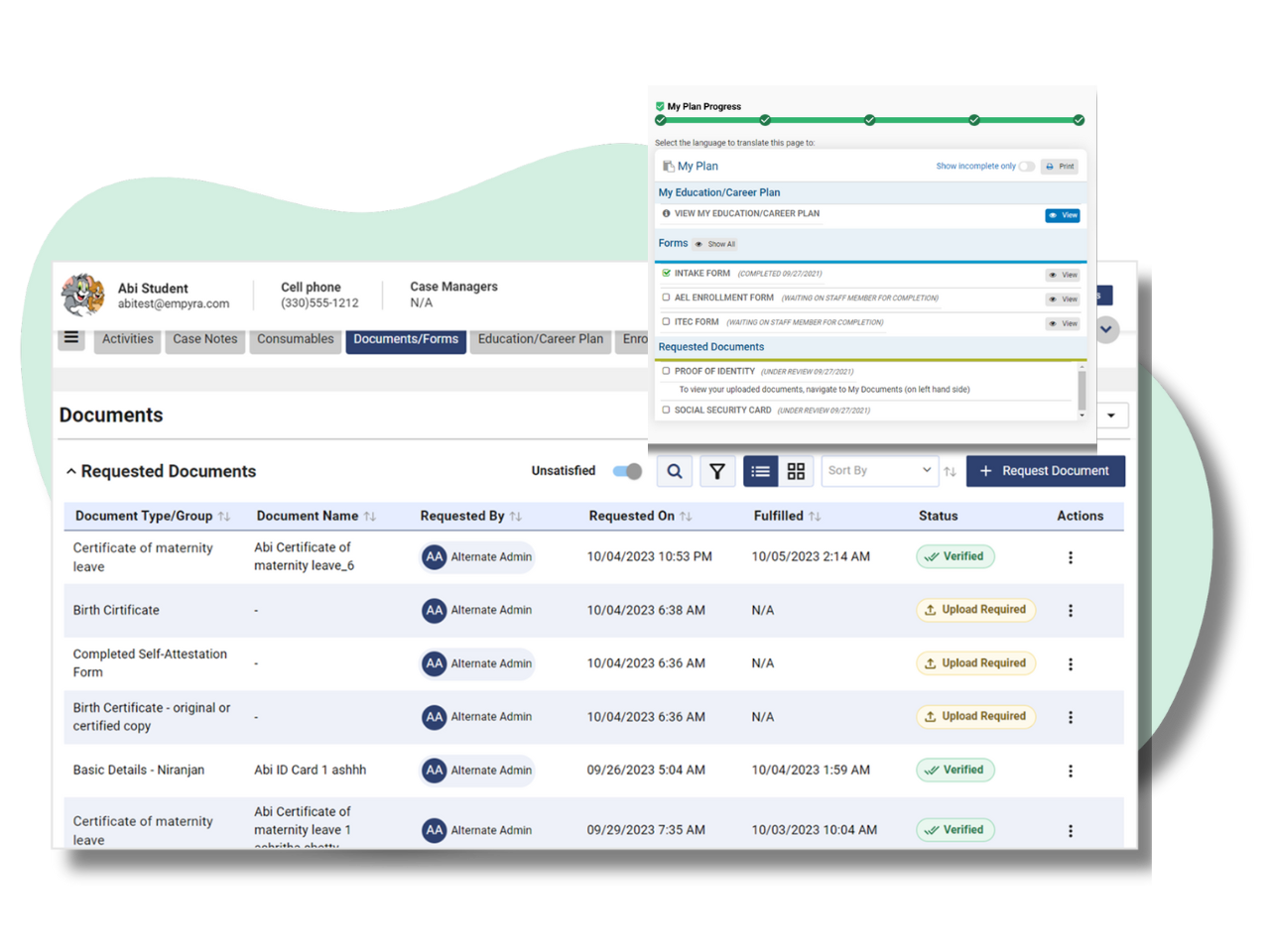 case management and crm