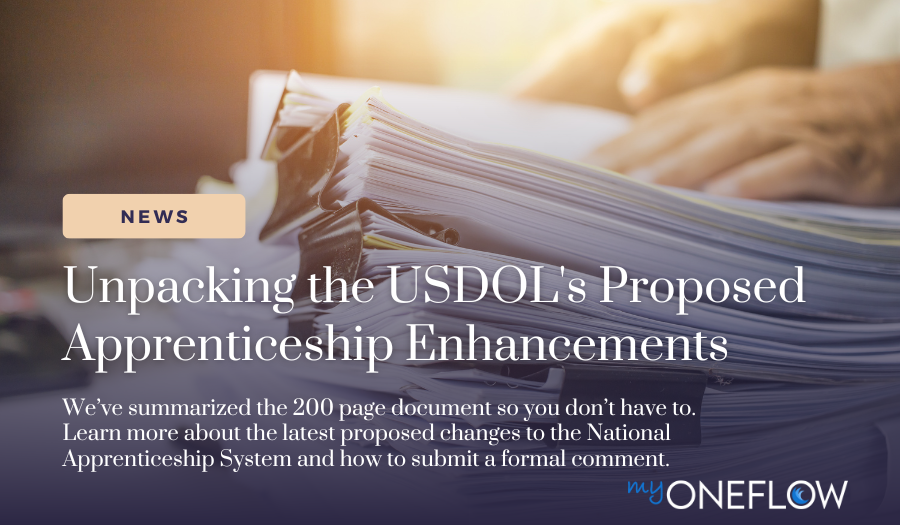 usdol apprenticeship changes