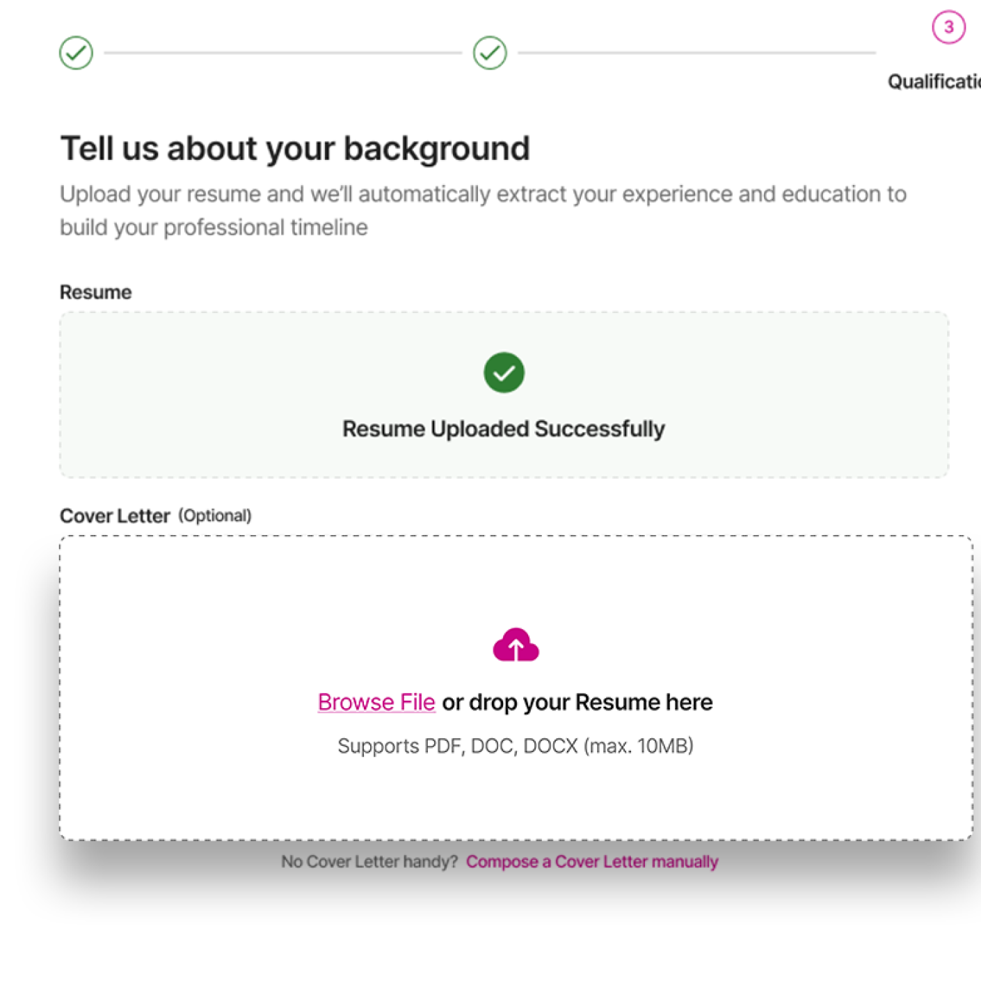 Job seeker-apprenticeship