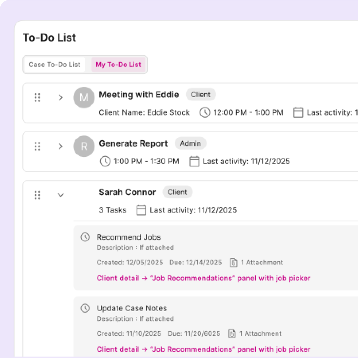 Staff Portal-public-sector-case-management-software